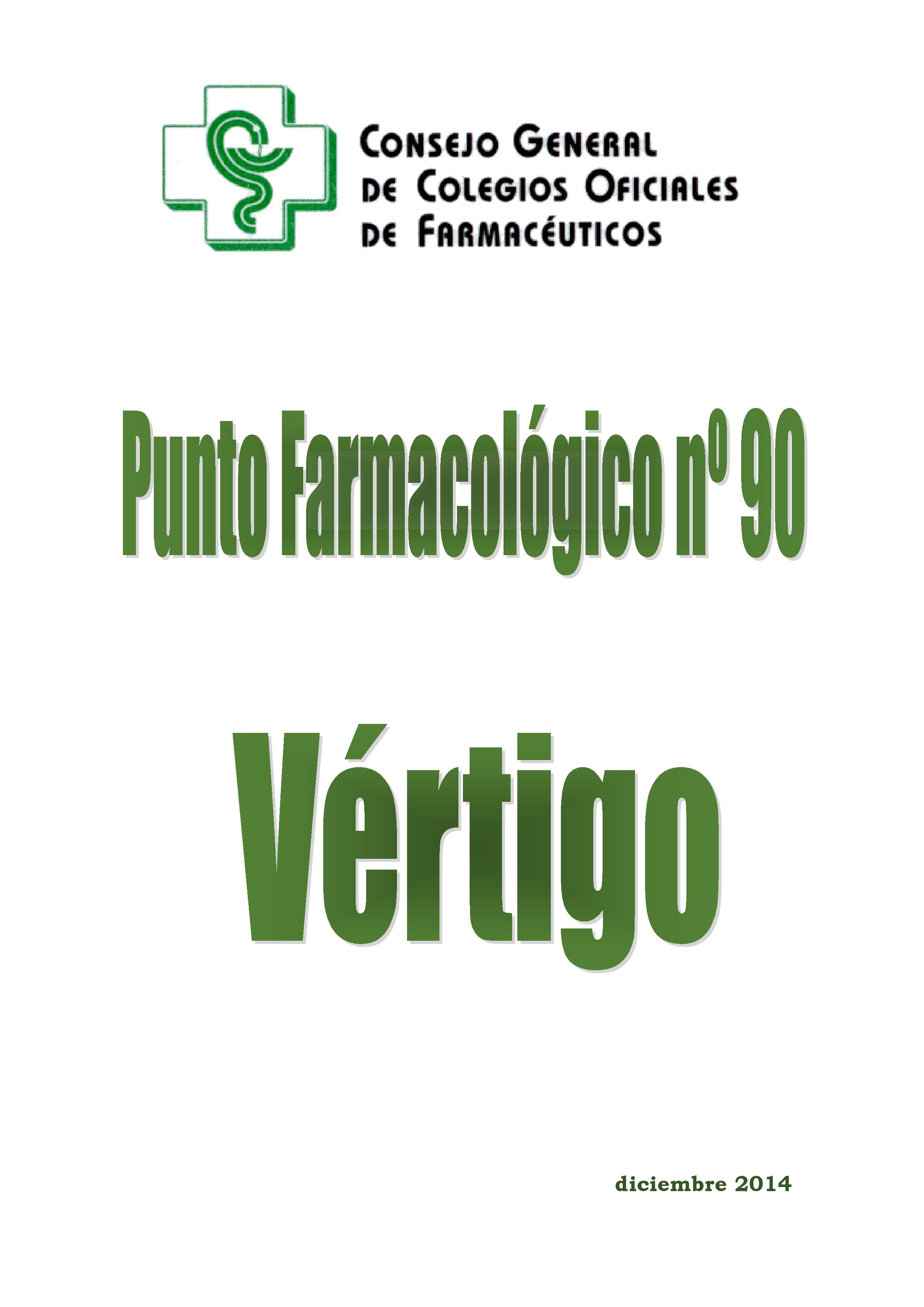 VÉRTIGO-Punto Farmacológico Nº 90