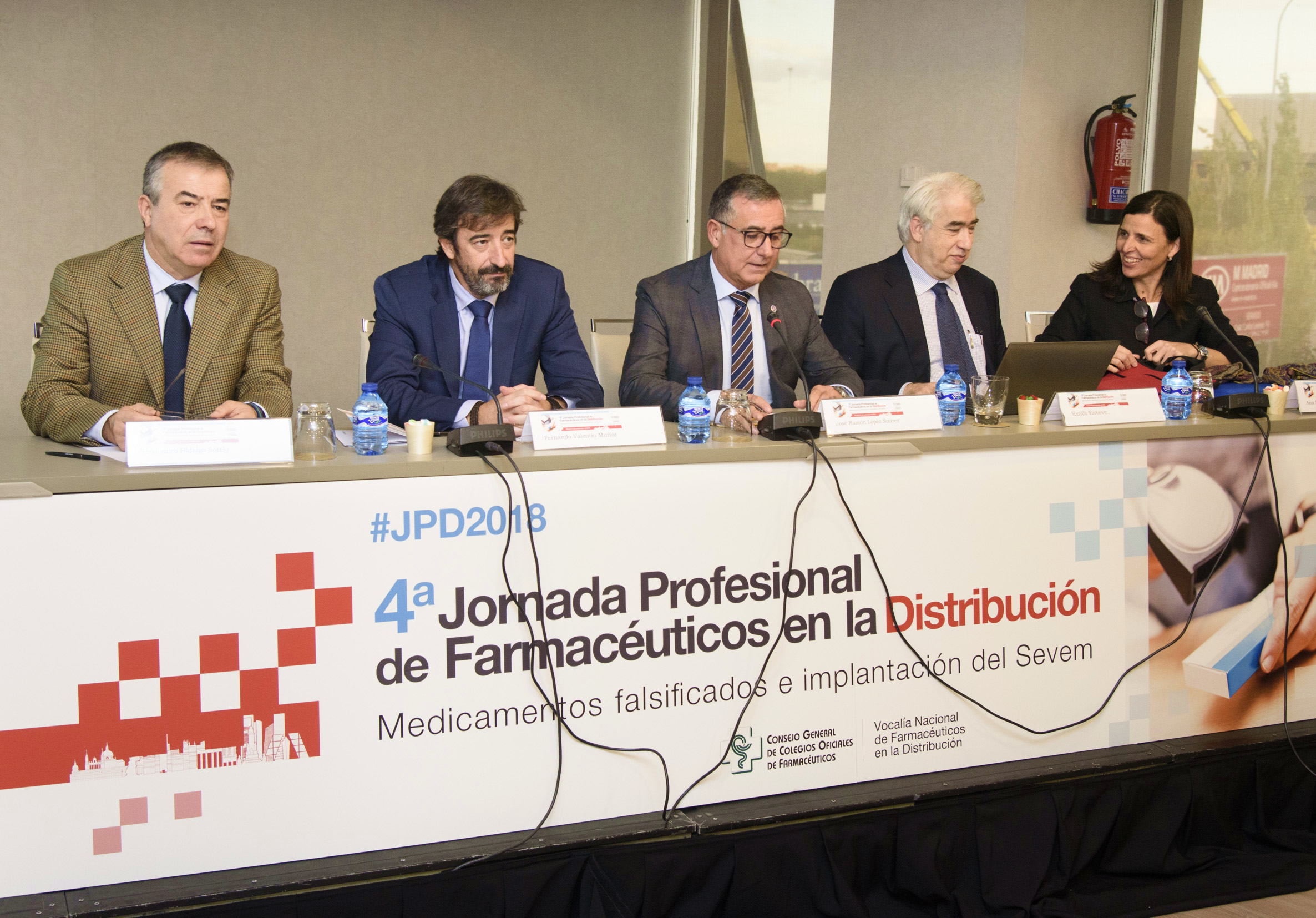 Teodomiro Hidalgo Sotelo, Fernando Valentín Muñoz, Emili Esteve, José Ramón López Suárez y Ana Mª Herranz Alonso