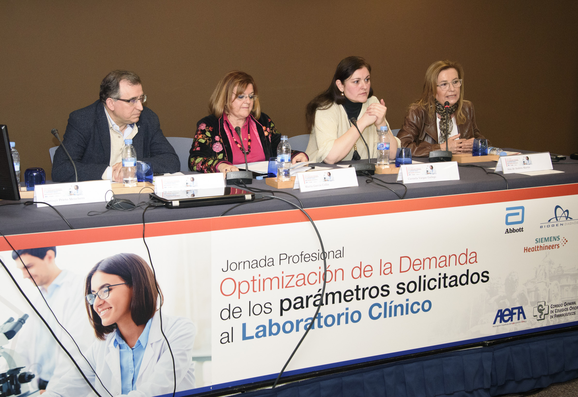 Mesa 1: «Estrategias para la mejora en la utilización de las pruebas de Laborario Clínico»