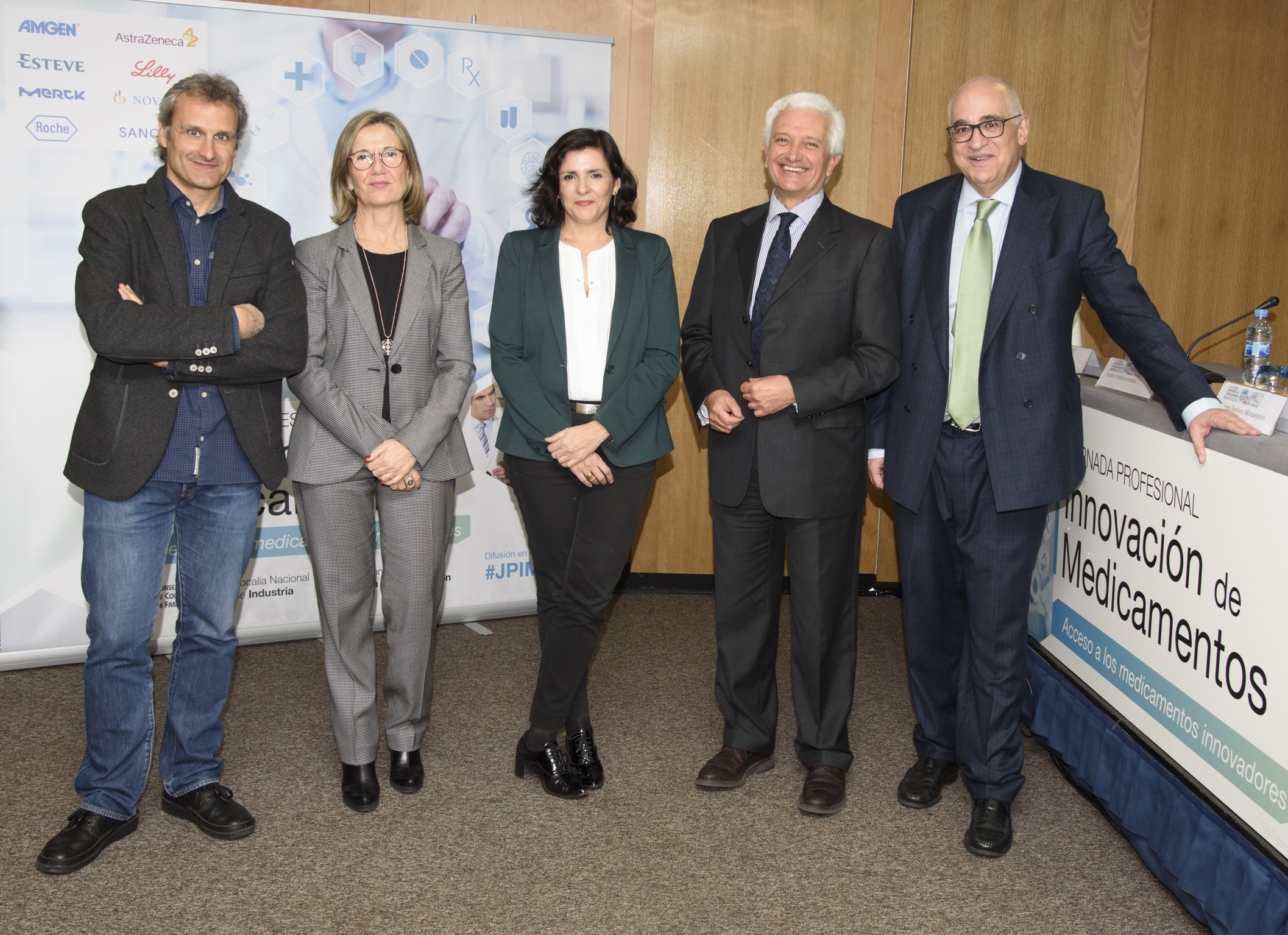 Antoni Gilabert Perramón, Concha Marzo, Isabel Pineros Andrés, Eugeni Sedano Monasterio y Federico Plaza Piñol