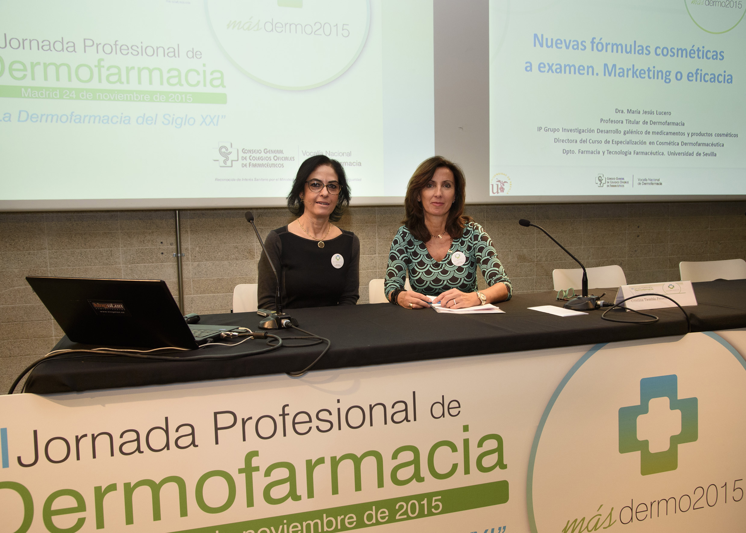 Mesa 1: «Nuevas fórmulas cosméticas a examen. Marketing o eficacia»