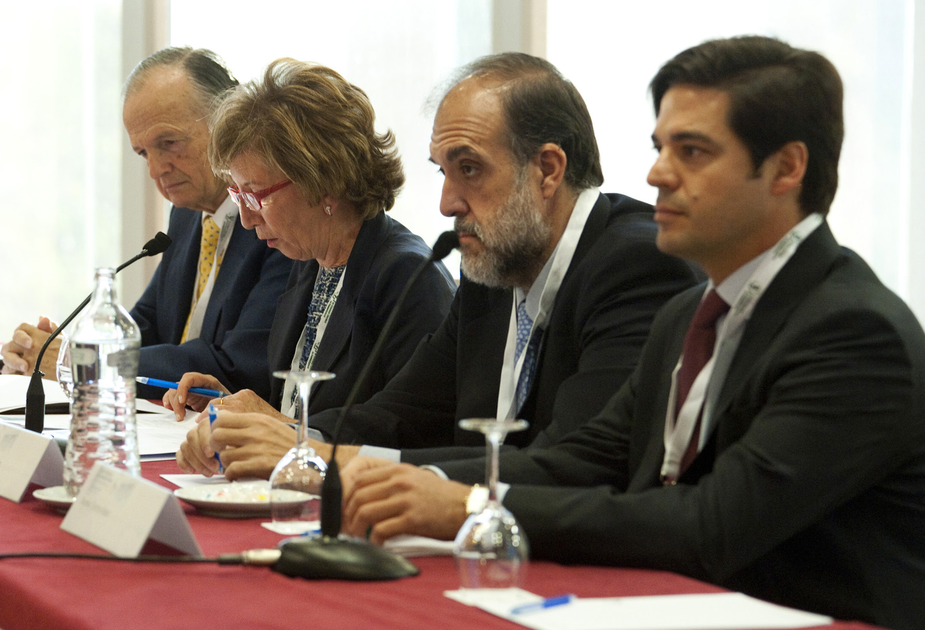 De izq a der. Francisco Zaragozá, Teresa Román, Antonio Zarzuelo y Ramón Torres