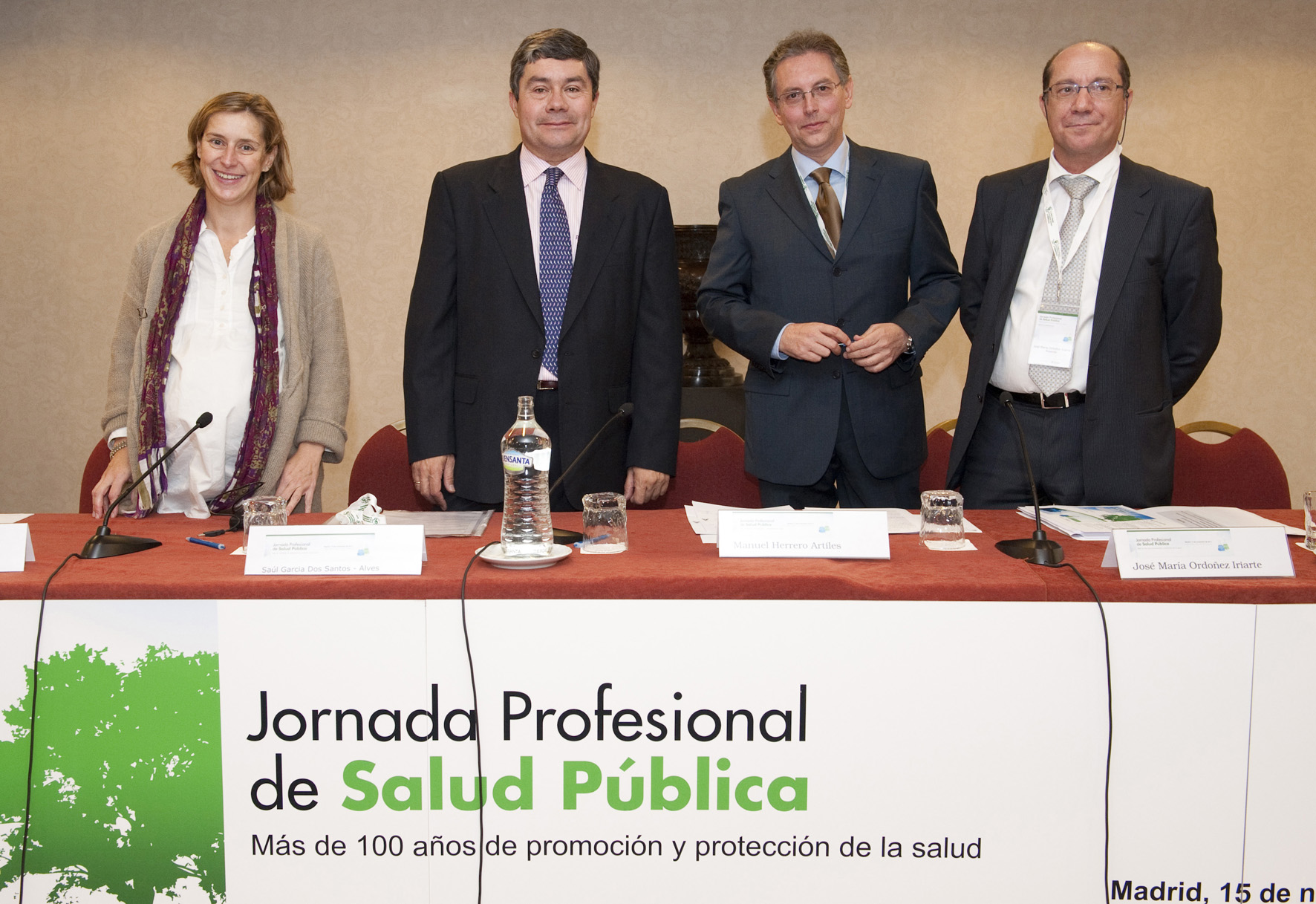 De izqda a dcha: Patricia Cervigón, Saúl García Dos Santos-Alvés, Manuel Herrera y José Mª Ordoñez.