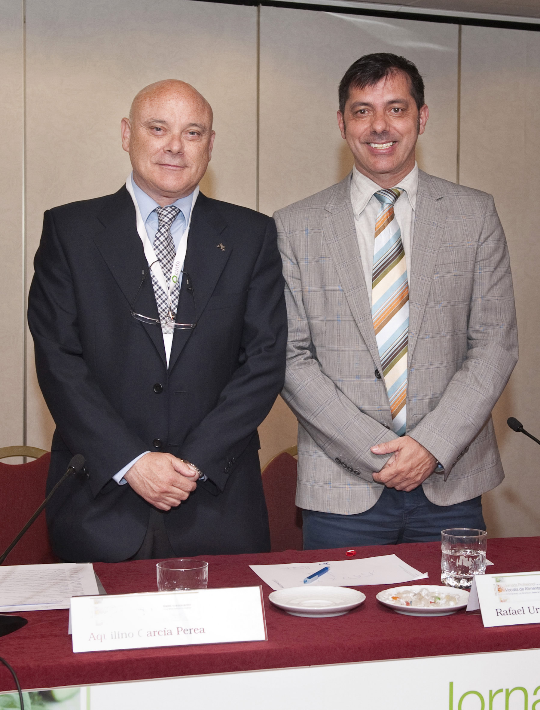 Aquilino García Perea y Rafael Urrialde de Andrés