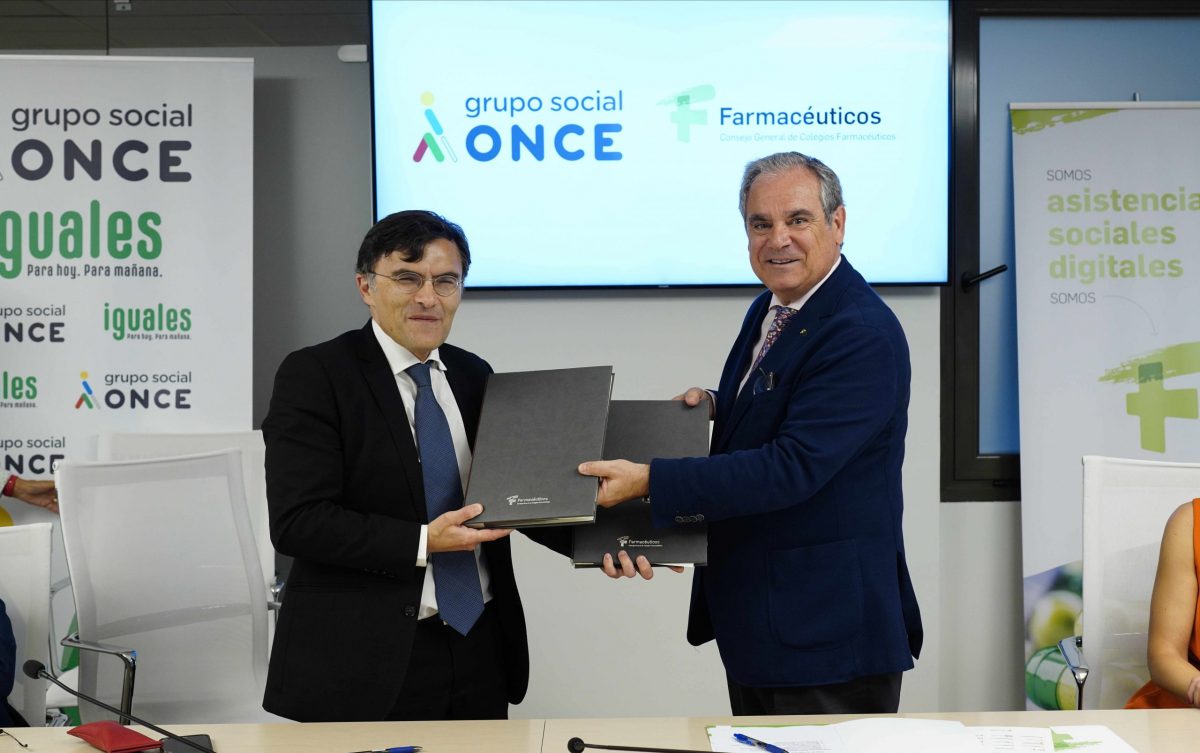 Farmacéuticos y Fundación ONCE suman sus activos sociales y sanitarios por una sociedad más justa