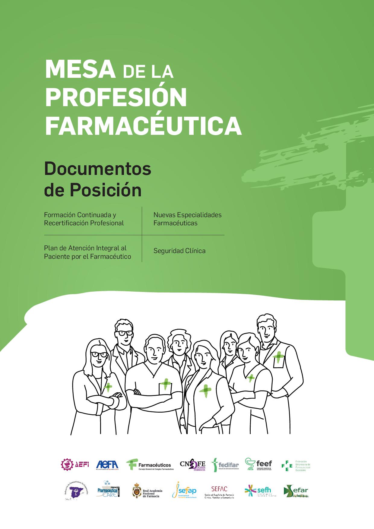 Mesa de la profesión farmacéutica – Documentos de posición.