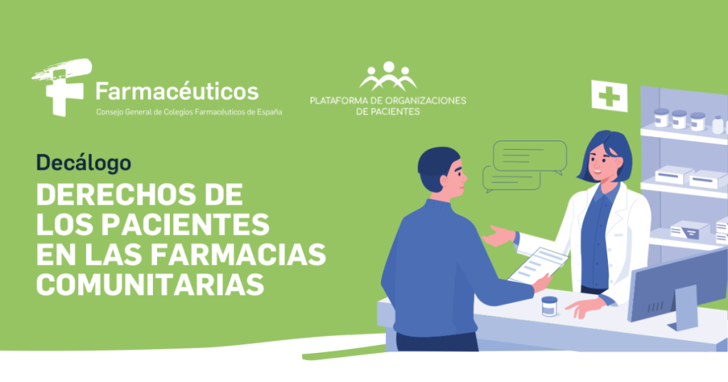 Farmacéuticos y pacientes presentan un Decálogo de los Derechos de los Pacientes en la Farmacia Comunitaria