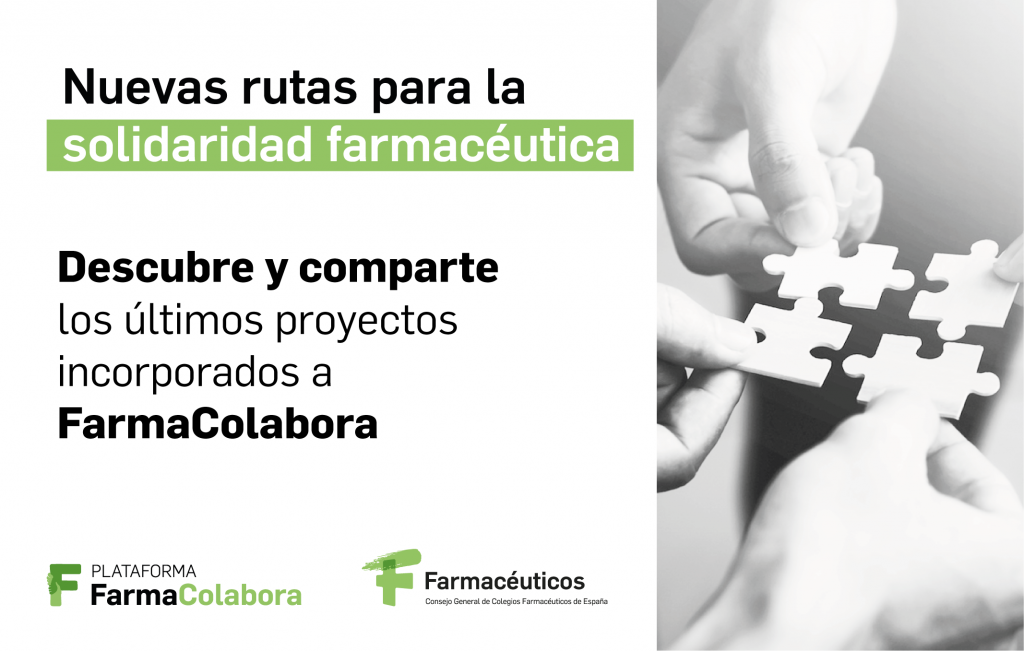 El Consejo General de Farmacéuticos actualiza su plataforma ‘FarmaColabora’ para dar visibilidad a nuevos proyectos solidarios