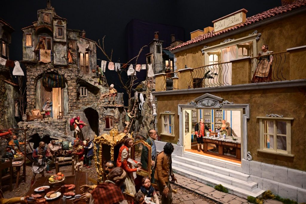 La botica napolitana ya luce en el Belén del Palacio Real de Madrid, aunando historia y arte con la cercanía y la ciencia de la Farmacia