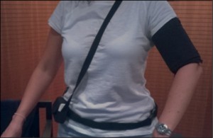 Dispositivo colcado en el paciente